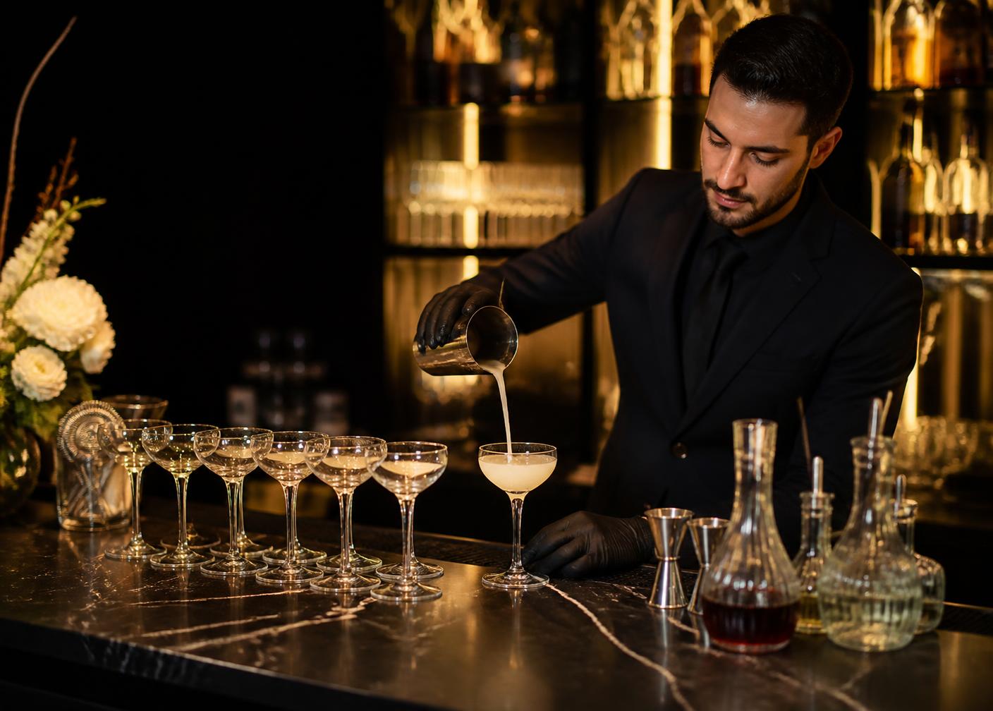 Bar & Bartending at an Auren Events event
